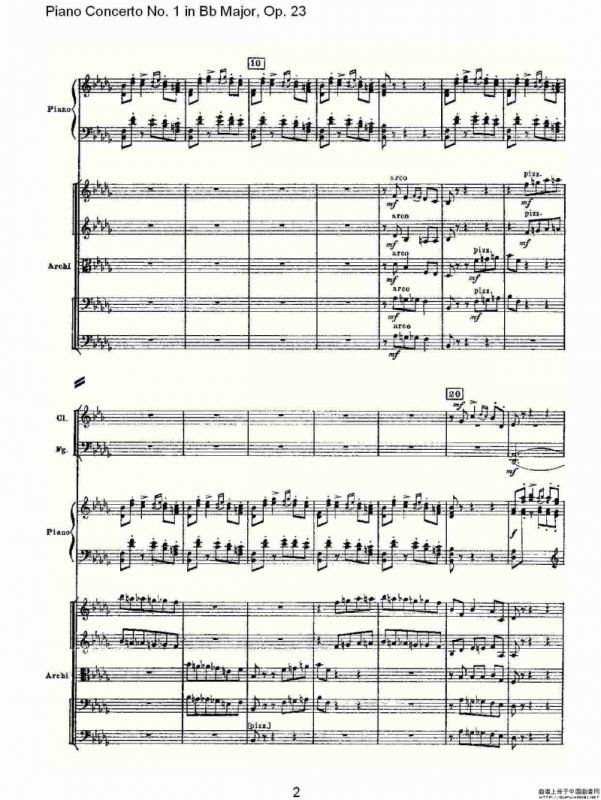 Bb大调第一钢琴协奏曲,Op.23第三乐章（一）