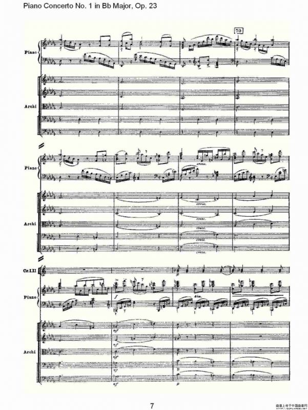 Bb大调第一钢琴协奏曲,Op.23第三乐章（一）