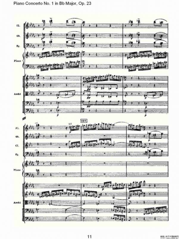 Bb大调第一钢琴协奏曲,Op.23第三乐章（一）