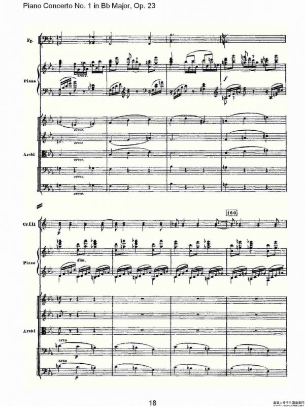 Bb大调第一钢琴协奏曲,Op.23第三乐章（一）