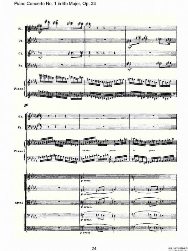 Bb大调第一钢琴协奏曲,Op.23第三乐章（一）