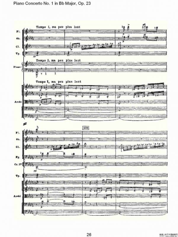 Bb大调第一钢琴协奏曲,Op.23第三乐章（一）