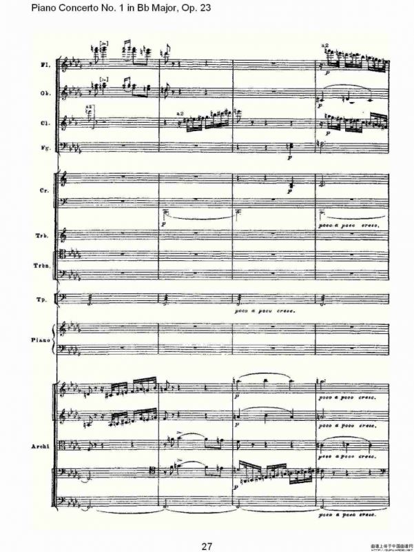 Bb大调第一钢琴协奏曲,Op.23第三乐章（一）