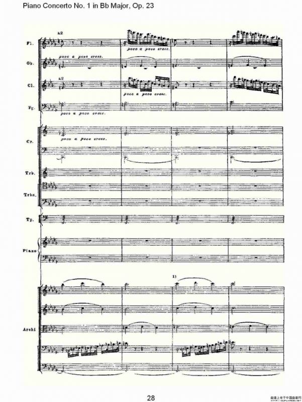 Bb大调第一钢琴协奏曲,Op.23第三乐章（一）