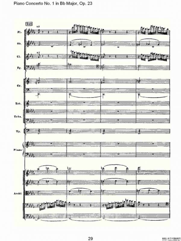 Bb大调第一钢琴协奏曲,Op.23第三乐章（一）