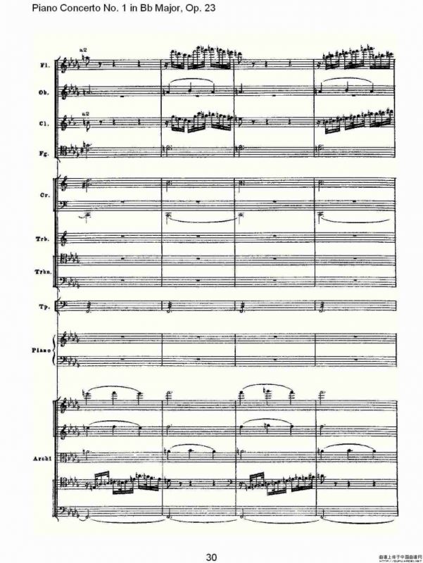 Bb大调第一钢琴协奏曲,Op.23第三乐章（一）