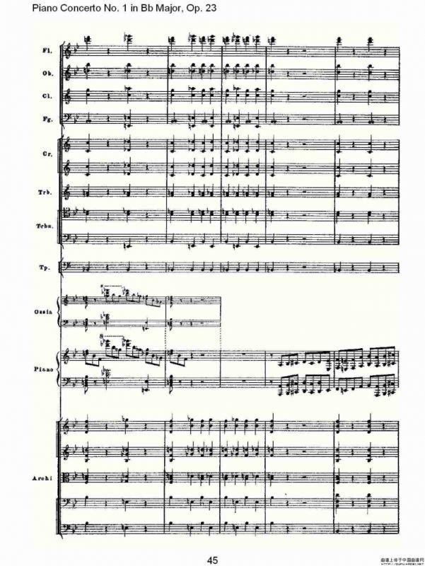 Bb大调第一钢琴协奏曲,Op.23第一乐章第二部（二）