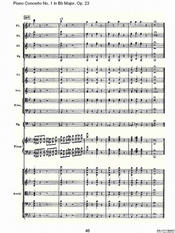 Bb大调第一钢琴协奏曲,Op.23第一乐章第二部（二）