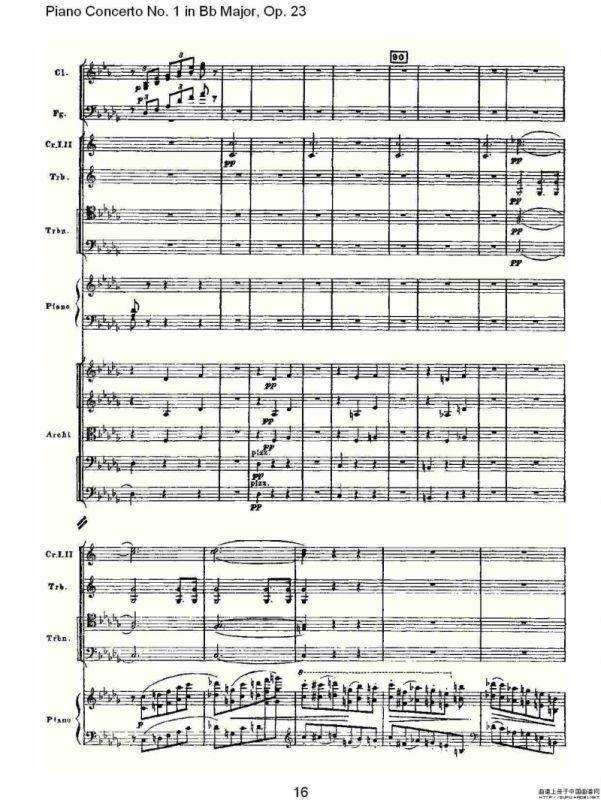 Bb大调第一钢琴协奏曲,Op.23第一乐章第一部（一）