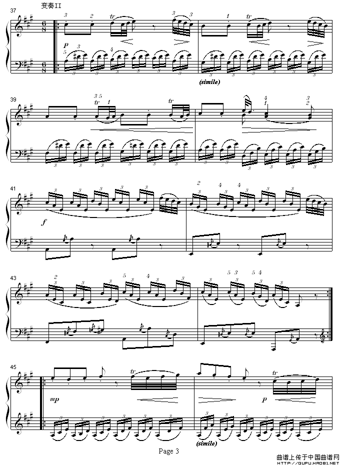 A大调钢琴奏鸣曲