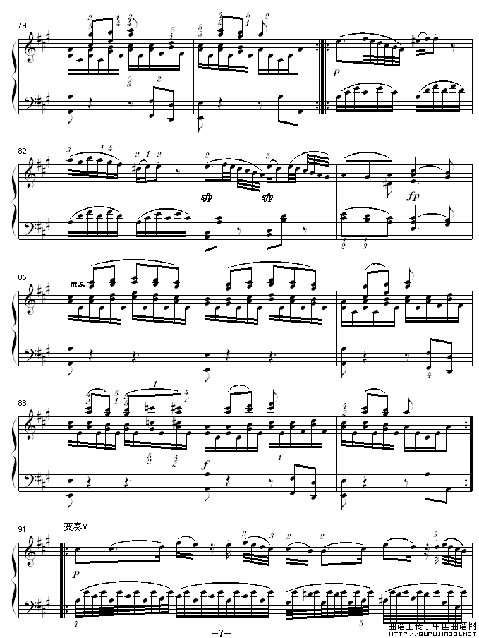 A大调钢琴奏鸣曲