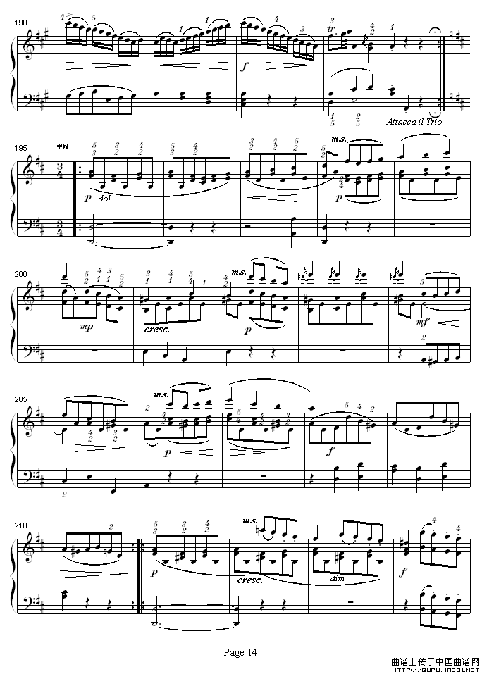 A大调钢琴奏鸣曲