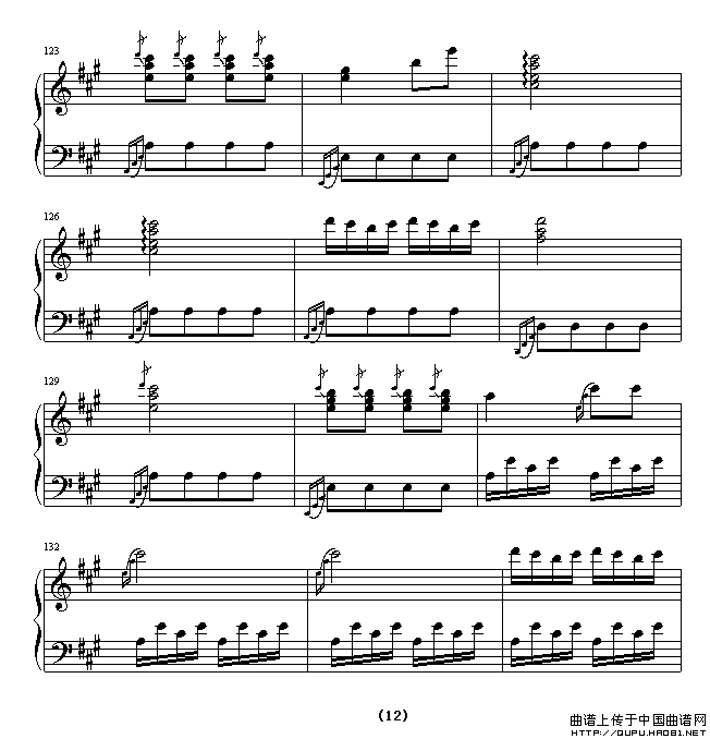 土耳其进行曲（还没考级记谱版）