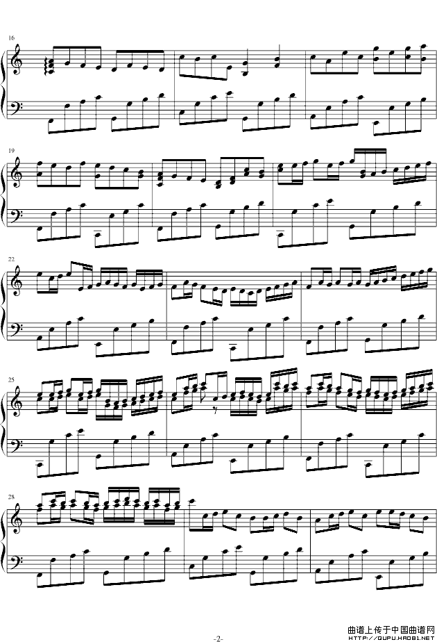 KANON（钢琴版摇滚卡农）