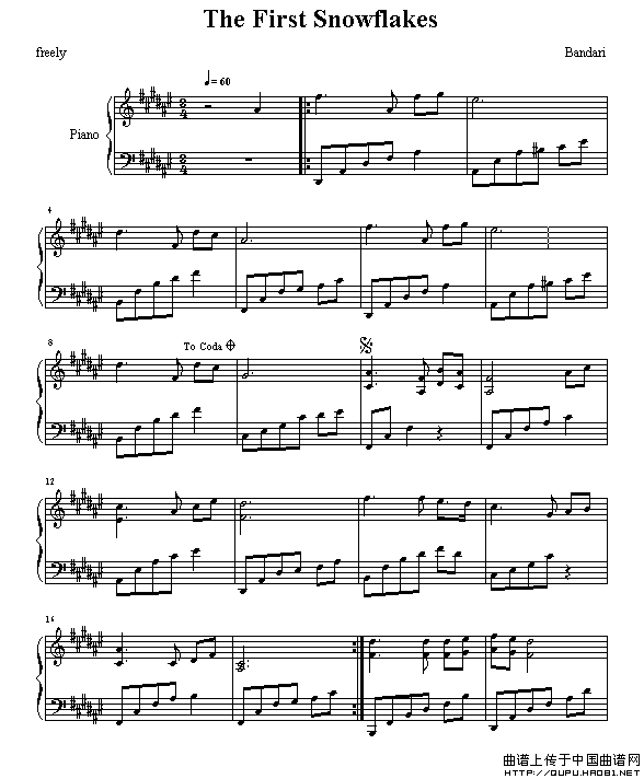 The First Snowflqkes（第一片雪花）