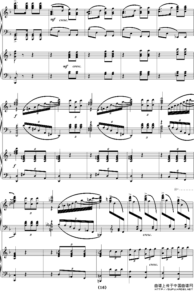 保卫黄河（四手联弹）