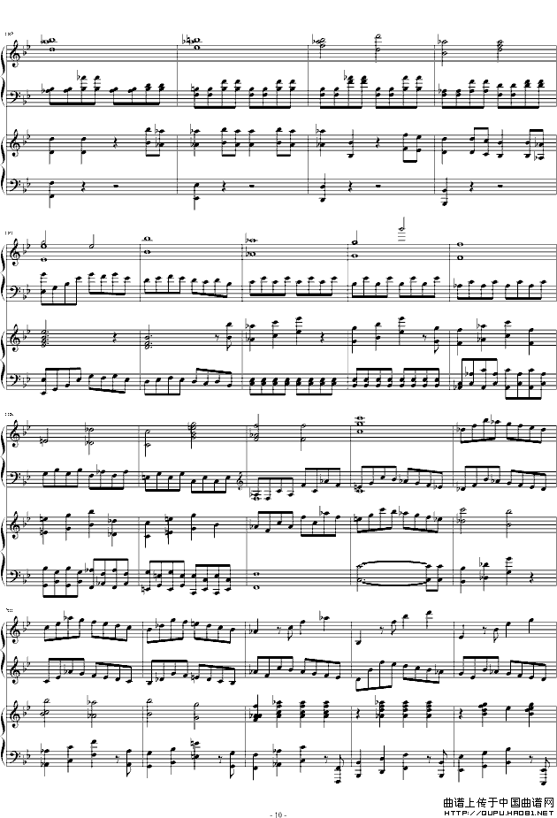 第四十号交响曲第一乐章（双钢琴）