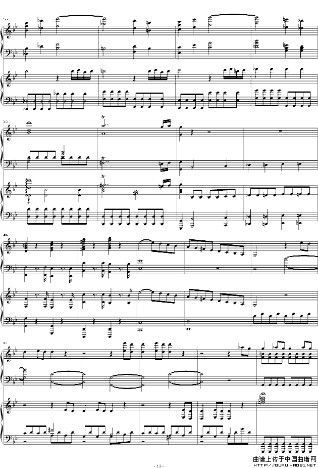 第四十号交响曲第一乐章（双钢琴）