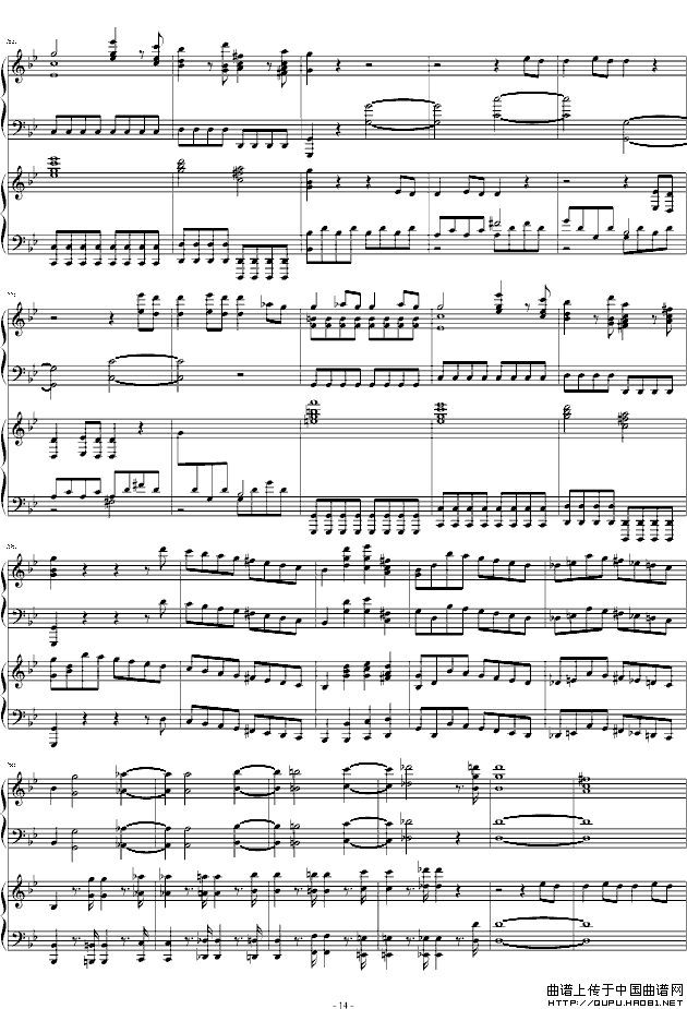 第四十号交响曲第一乐章（双钢琴）