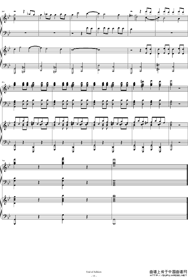 第四十号交响曲第一乐章（双钢琴）