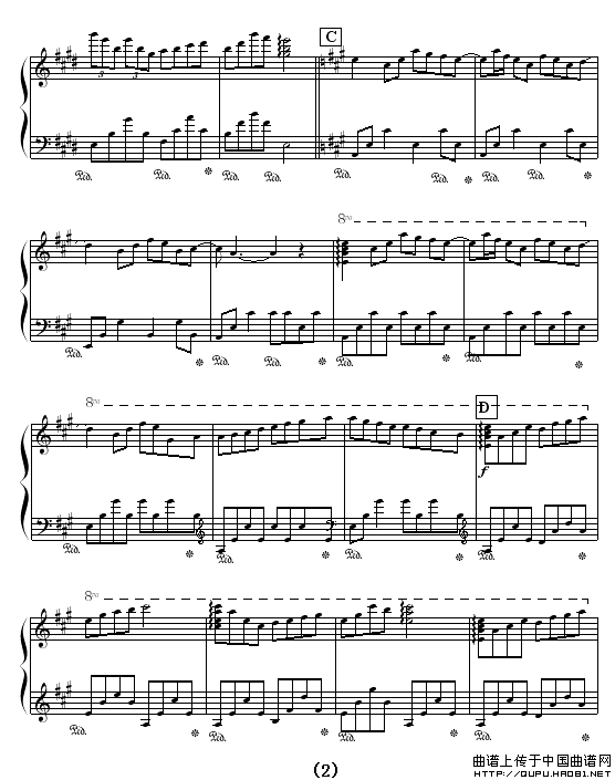 瓦妮莎的微笑（OK贴制谱版）