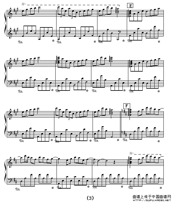 瓦妮莎的微笑（OK贴制谱版）