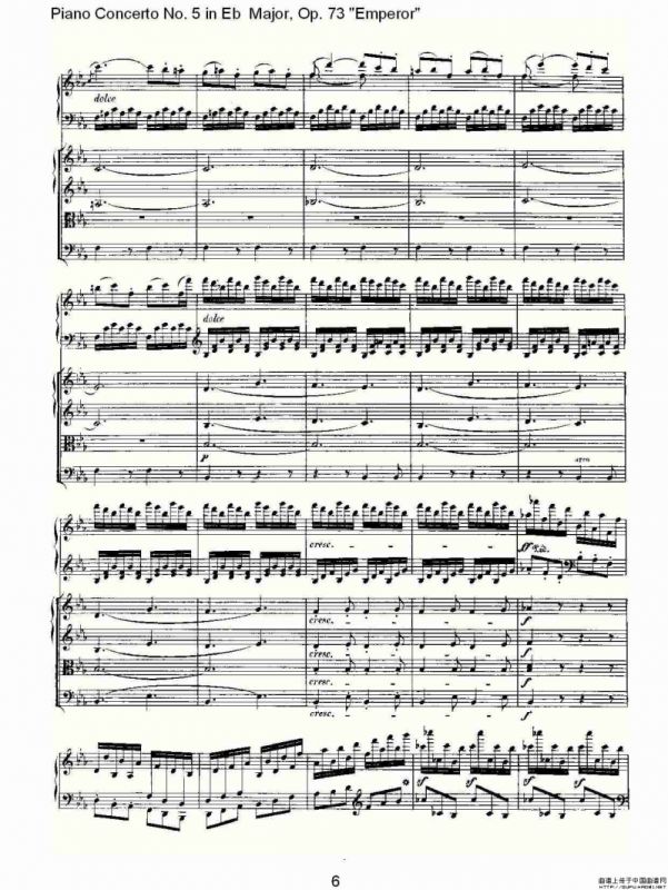 Eb大调钢琴第五协奏曲 Op.73“皇帝”第三乐章