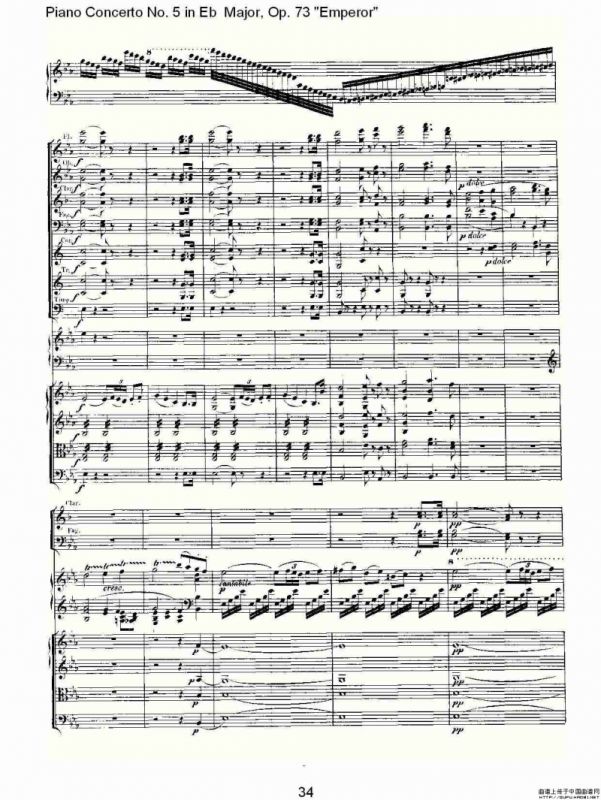 Eb大调钢琴第五协奏曲 Op.73“皇帝” 第一乐章（二）