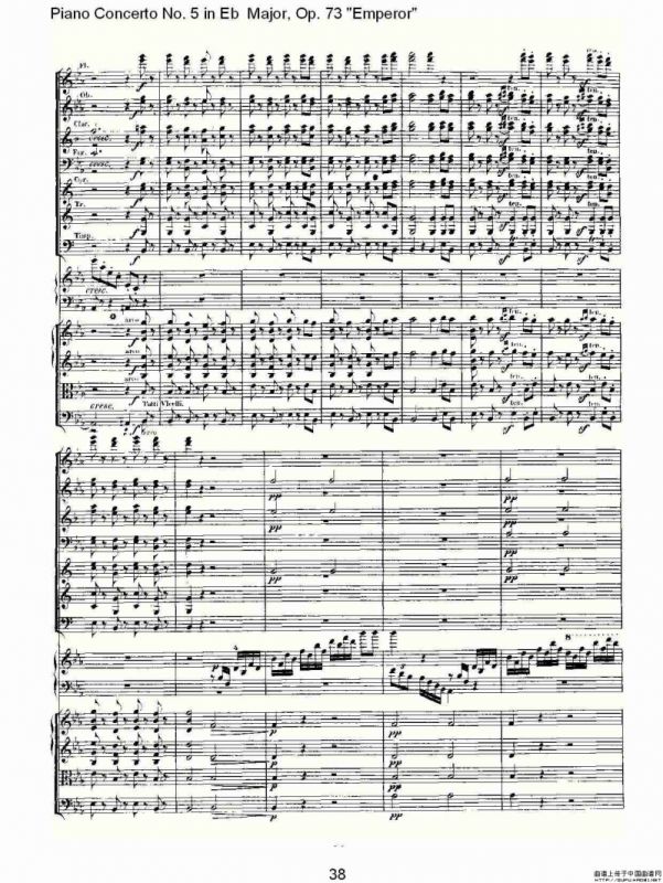 Eb大调钢琴第五协奏曲 Op.73“皇帝” 第一乐章（二）