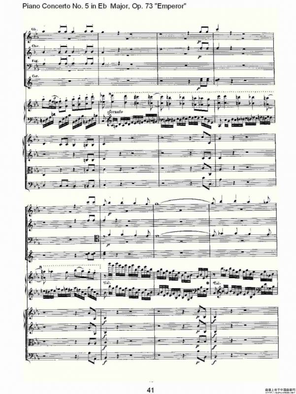Eb大调钢琴第五协奏曲 Op.73“皇帝” 第一乐章（二）
