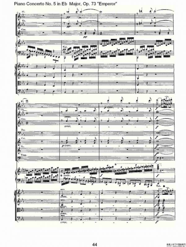 Eb大调钢琴第五协奏曲 Op.73“皇帝” 第一乐章（二）