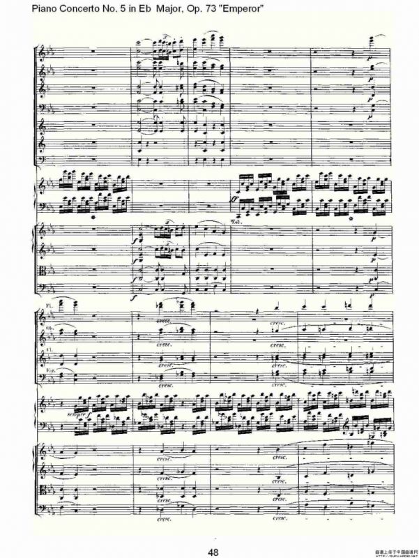 Eb大调钢琴第五协奏曲 Op.73“皇帝” 第一乐章（二）