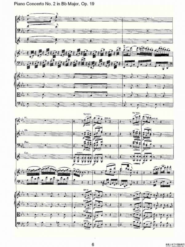 Bb大调钢琴第二协奏曲 Op. 19 第二乐章