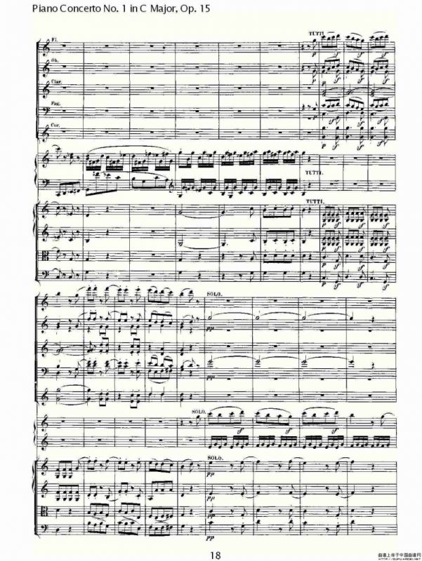 C大调钢琴第一协奏曲 Op.15 第三乐章