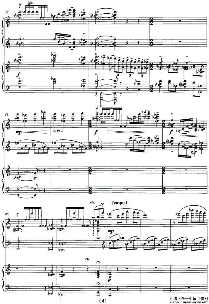 乡愁（高为杰作曲版、双钢琴）