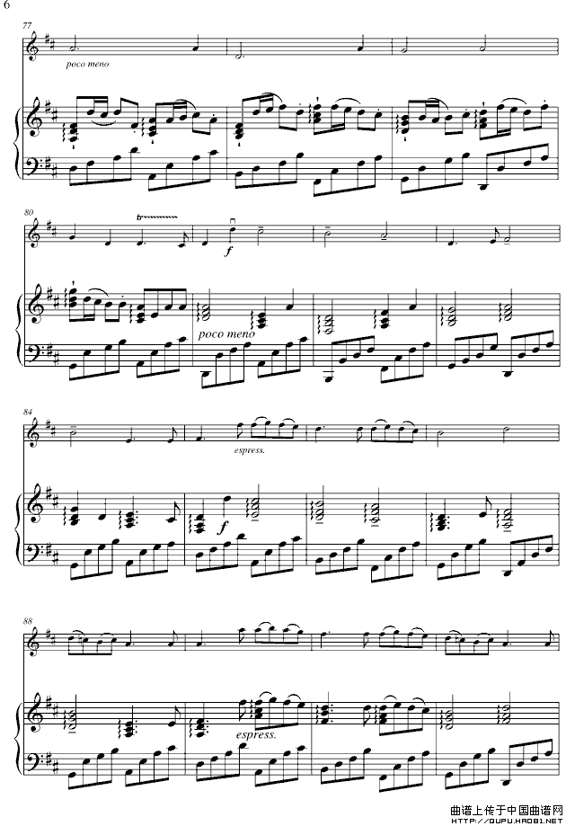 Kanon in D（卡农、小提琴+钢琴）