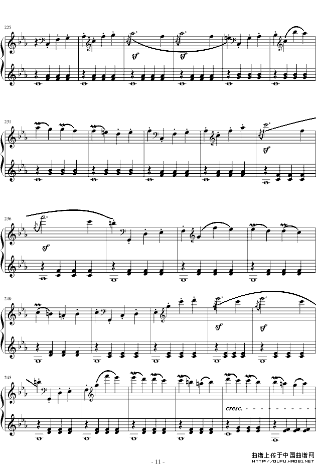 悲怆奏鸣曲第一乐章