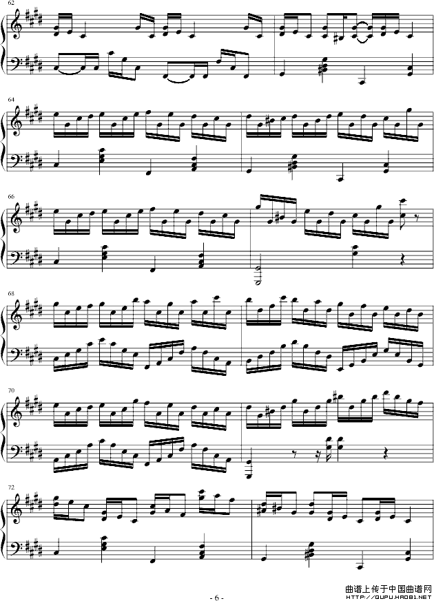 Croatian Rhapsody（克罗地亚狂想曲）（风惊制谱版）