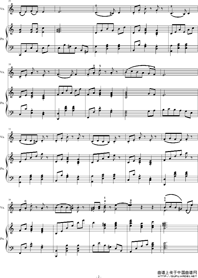 A小调舞曲（For Piano And Violin）