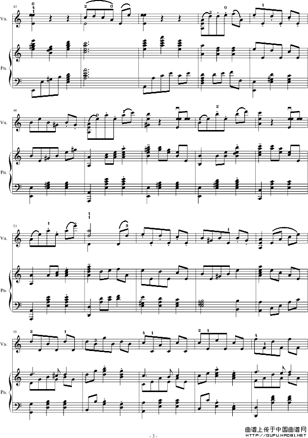 A小调舞曲（For Piano And Violin）