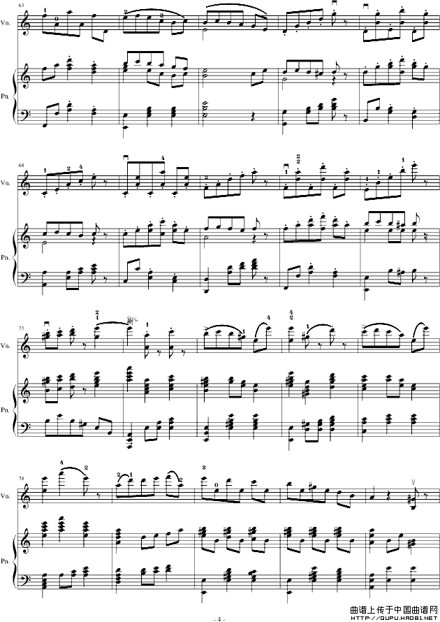A小调舞曲（For Piano And Violin）
