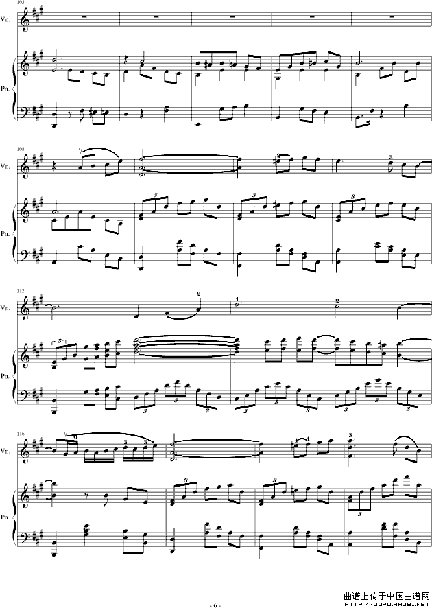 A小调舞曲（For Piano And Violin）