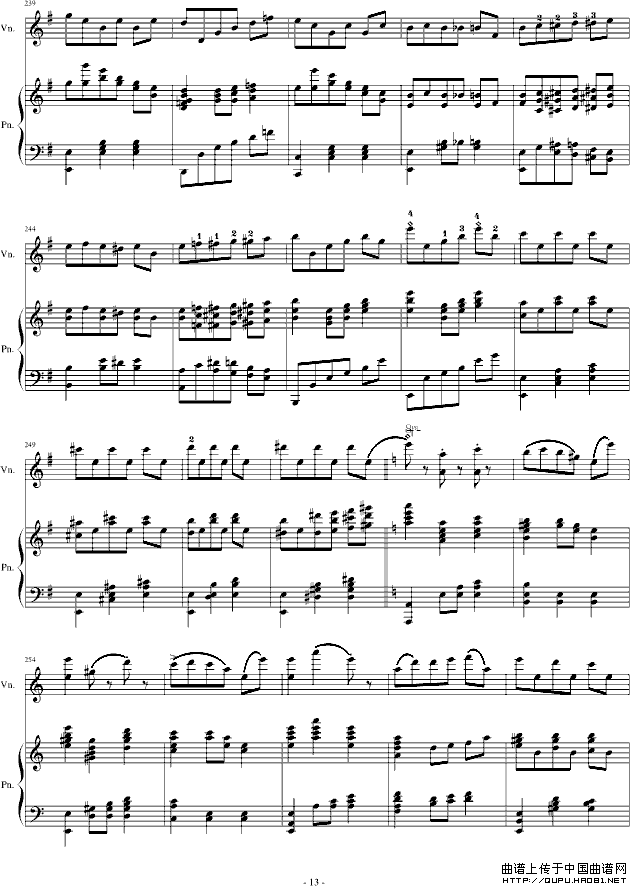 A小调舞曲（For Piano And Violin）