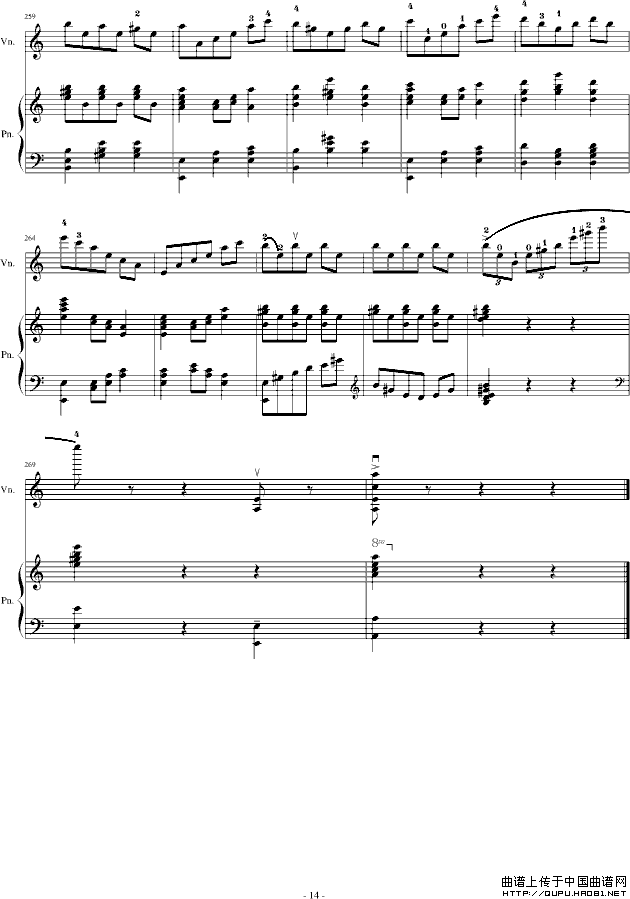 A小调舞曲（For Piano And Violin）