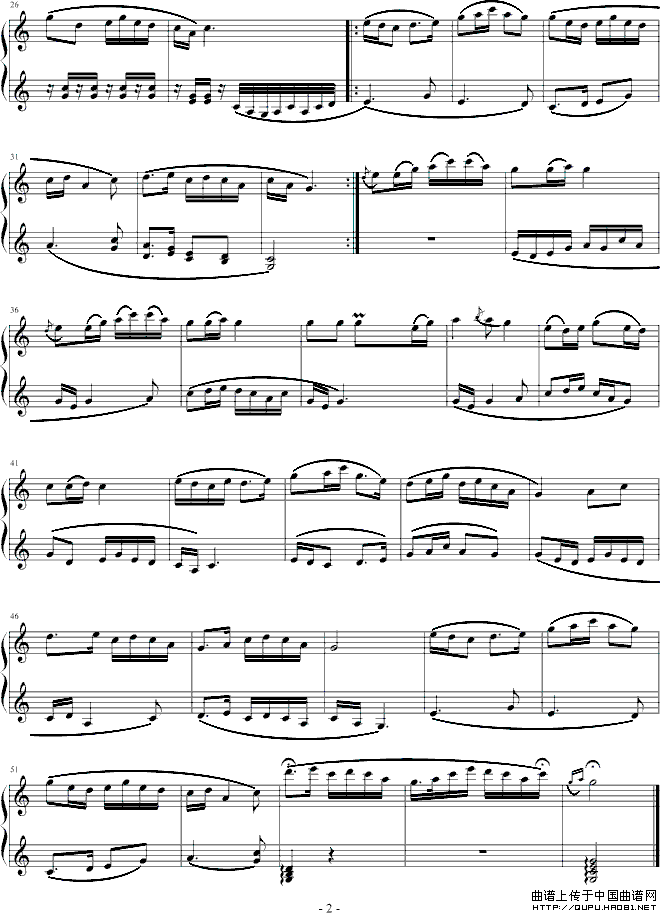 茉莉花（4个版本）