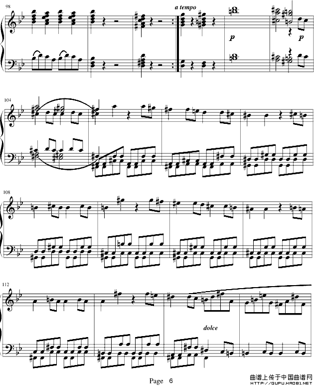 莫扎特第四十号交响曲（第一乐章）