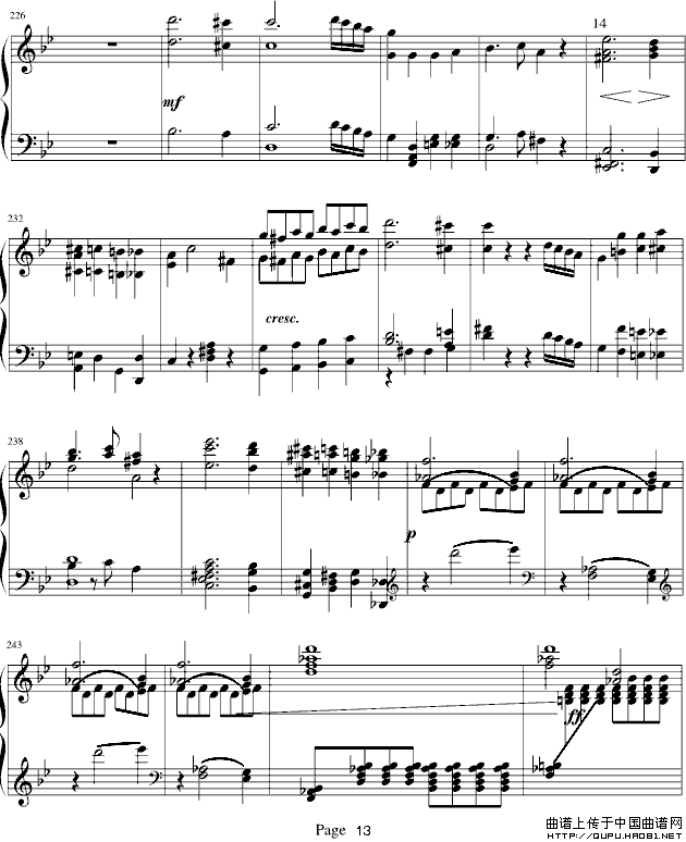 莫扎特第四十号交响曲（第一乐章）