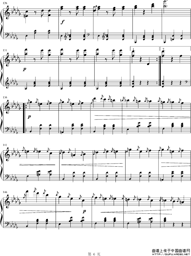 华丽的大圆舞曲（冯明东制谱版）