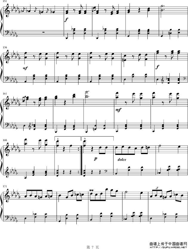 华丽的大圆舞曲（冯明东制谱版）