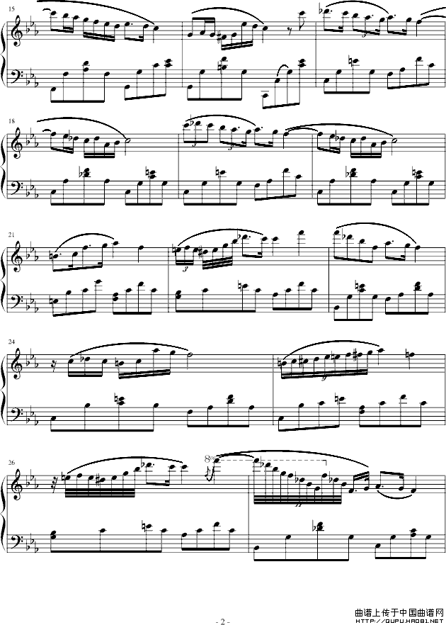c小调夜曲（遗作 [追风少年制谱版]）